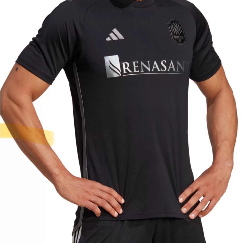 Adidas Black Soccer Jersey